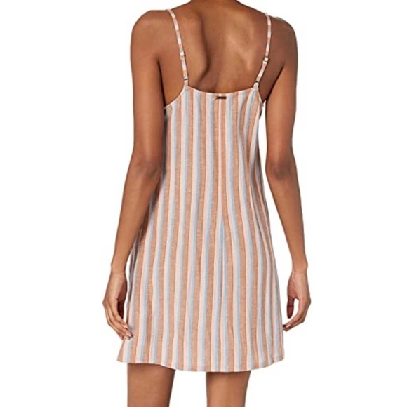 Billabong striped dress with pockets M - Picture 2 of 6